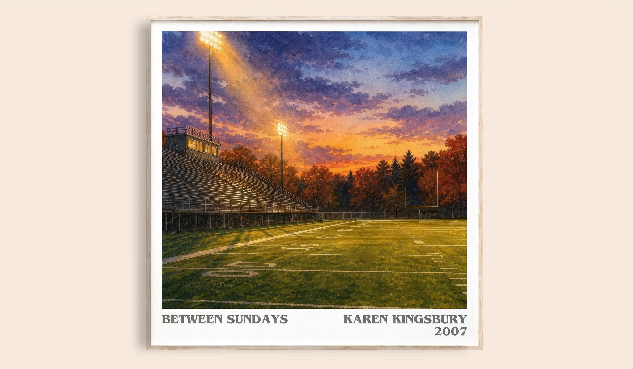 Between Sundays Literary Art Print by Karen Kingsbury