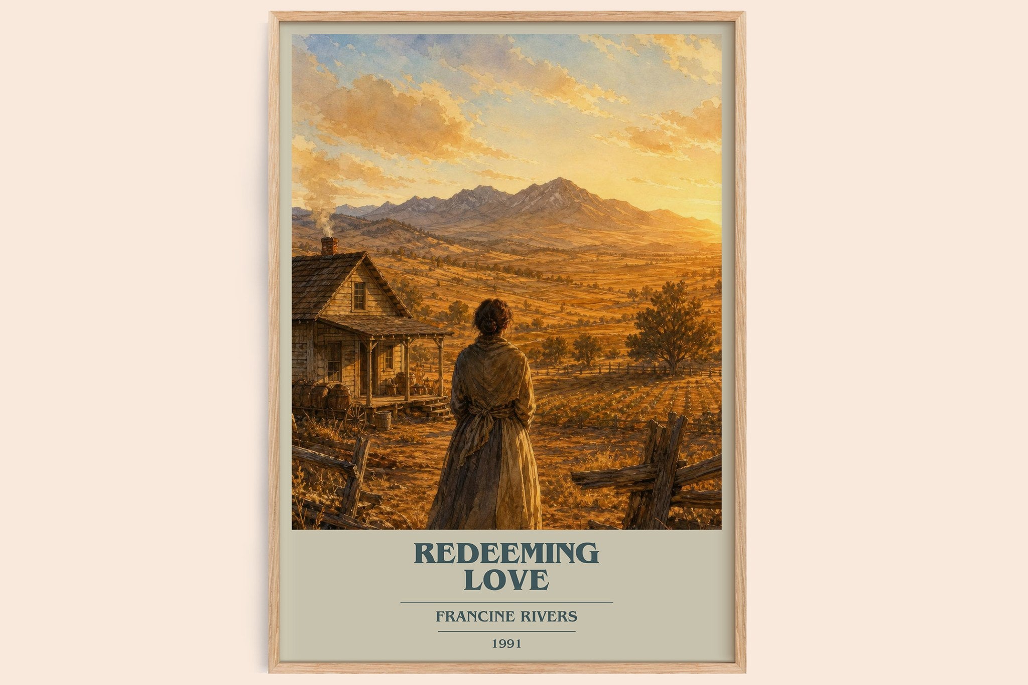 Redeeming Love Book Cover Poster by Francine Rivers