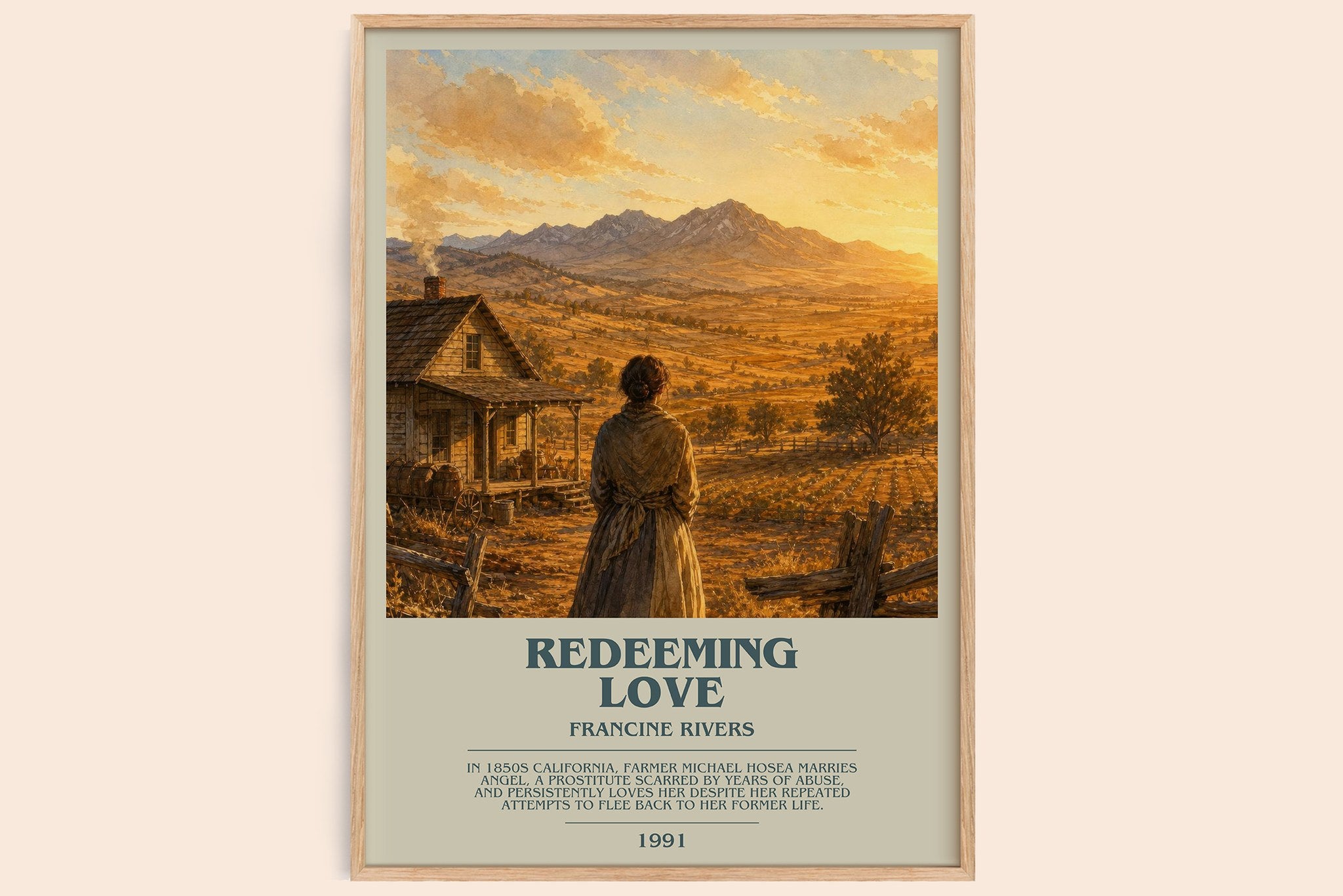 Redeeming Love Bookish Wall Art by Francine Rivers