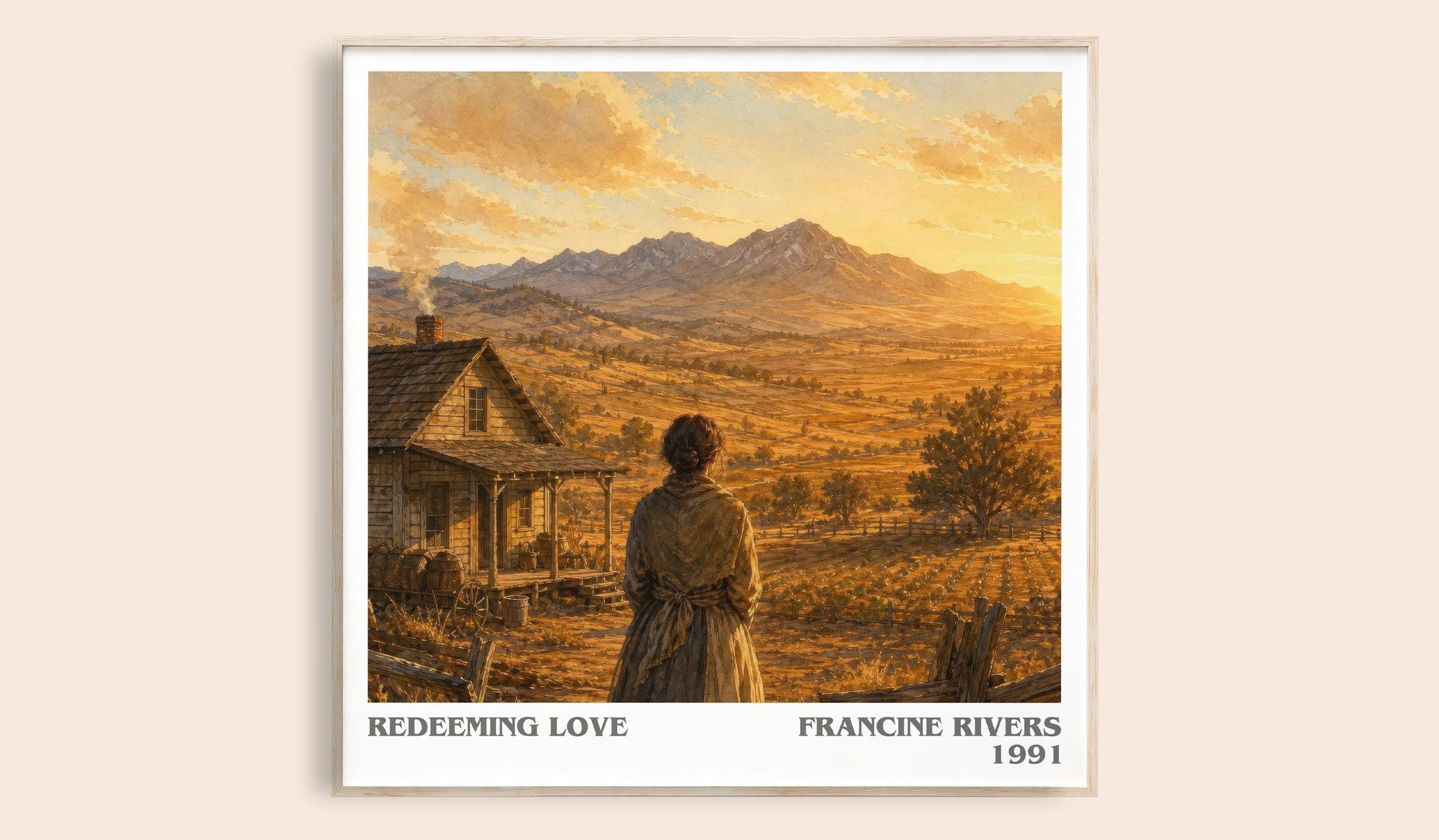 Redeeming Love Literary Art Print by Francine Rivers
