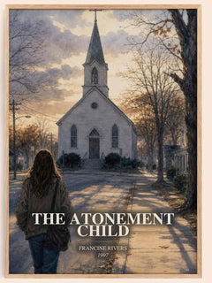 The Atonement Child watercolour book poster by Francine Rivers – framed literary art print