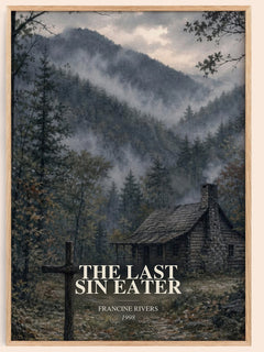 The Last Sin Eater watercolour book poster by Francine Rivers – framed literary art print