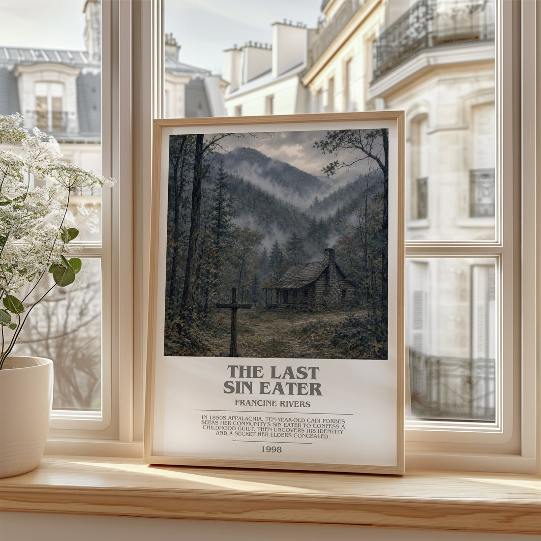 The Last Sin Eater bookish poster colour and style options – Francine Rivers book art