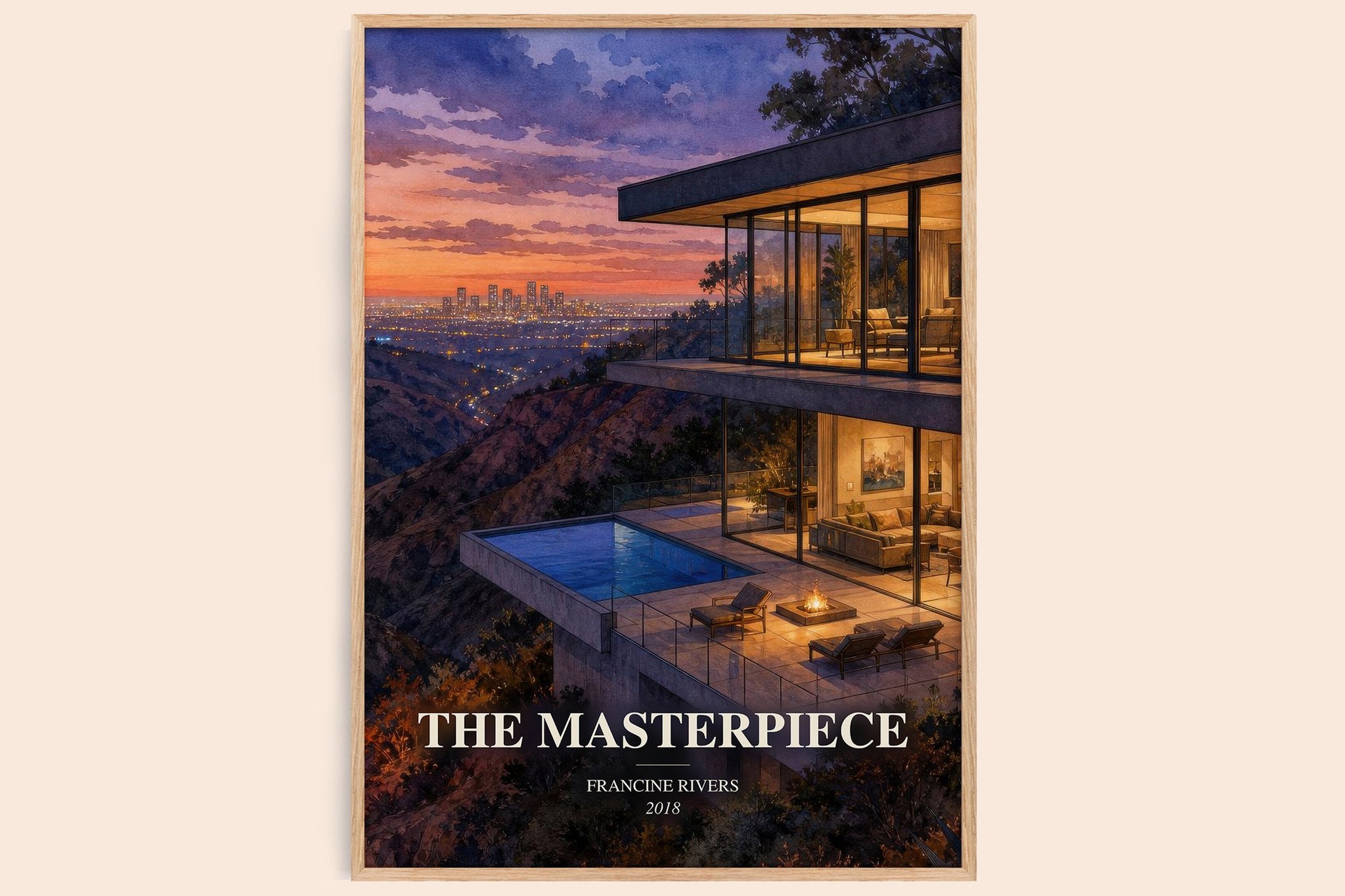 The Masterpiece Book Watercolour Illustration by Francine Rivers
