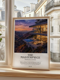 The Masterpiece bookish poster colour and style options – Francine Rivers book art