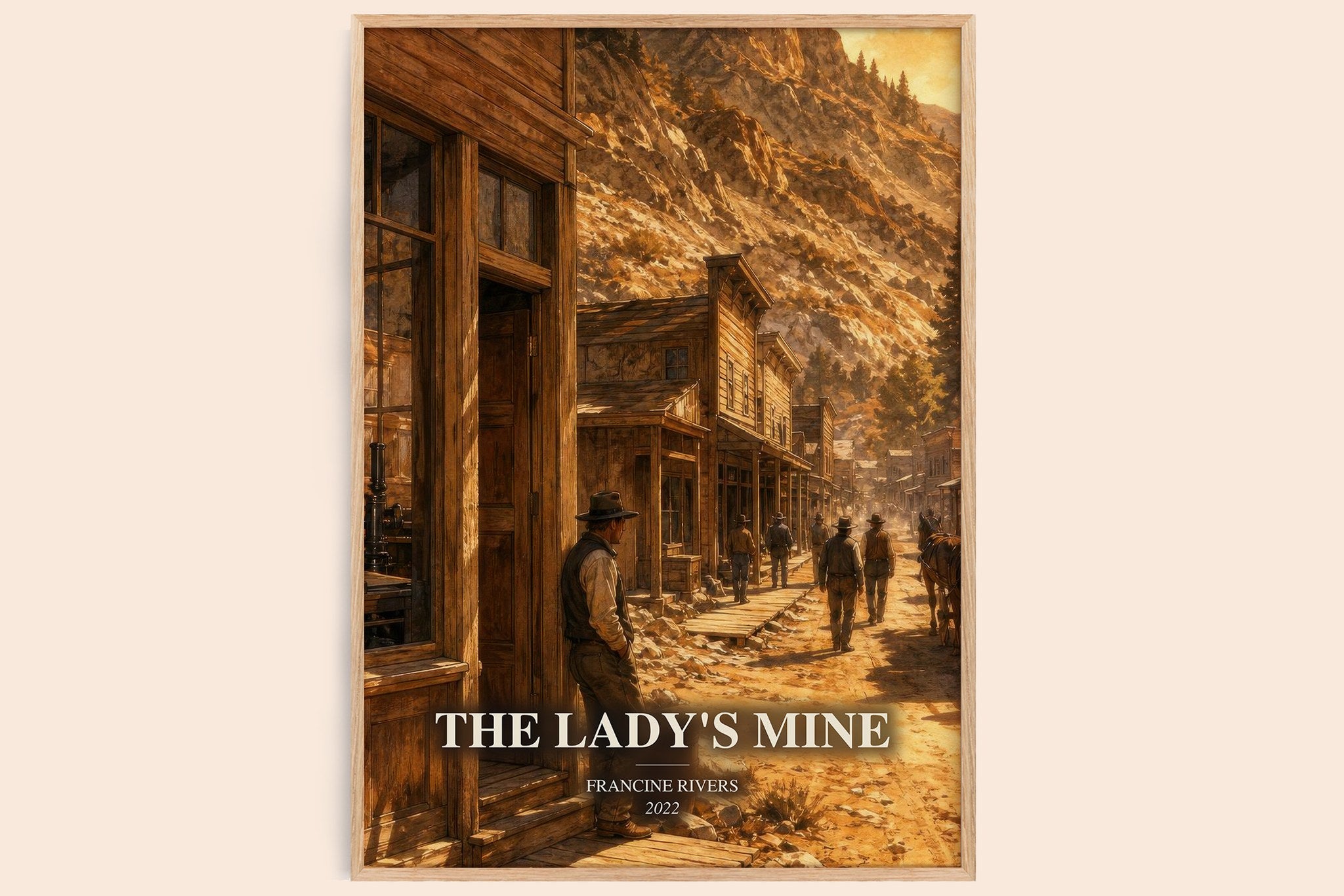 The Lady's Mine Book Watercolour Illustration by Francine Rivers