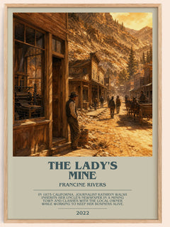 The Lady's Mine bookish book poster by Francine Rivers – framed literary art print