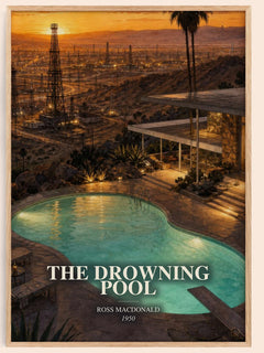 The Drowning Pool Book Watercolour Illustration by Ross Macdonald – image 1