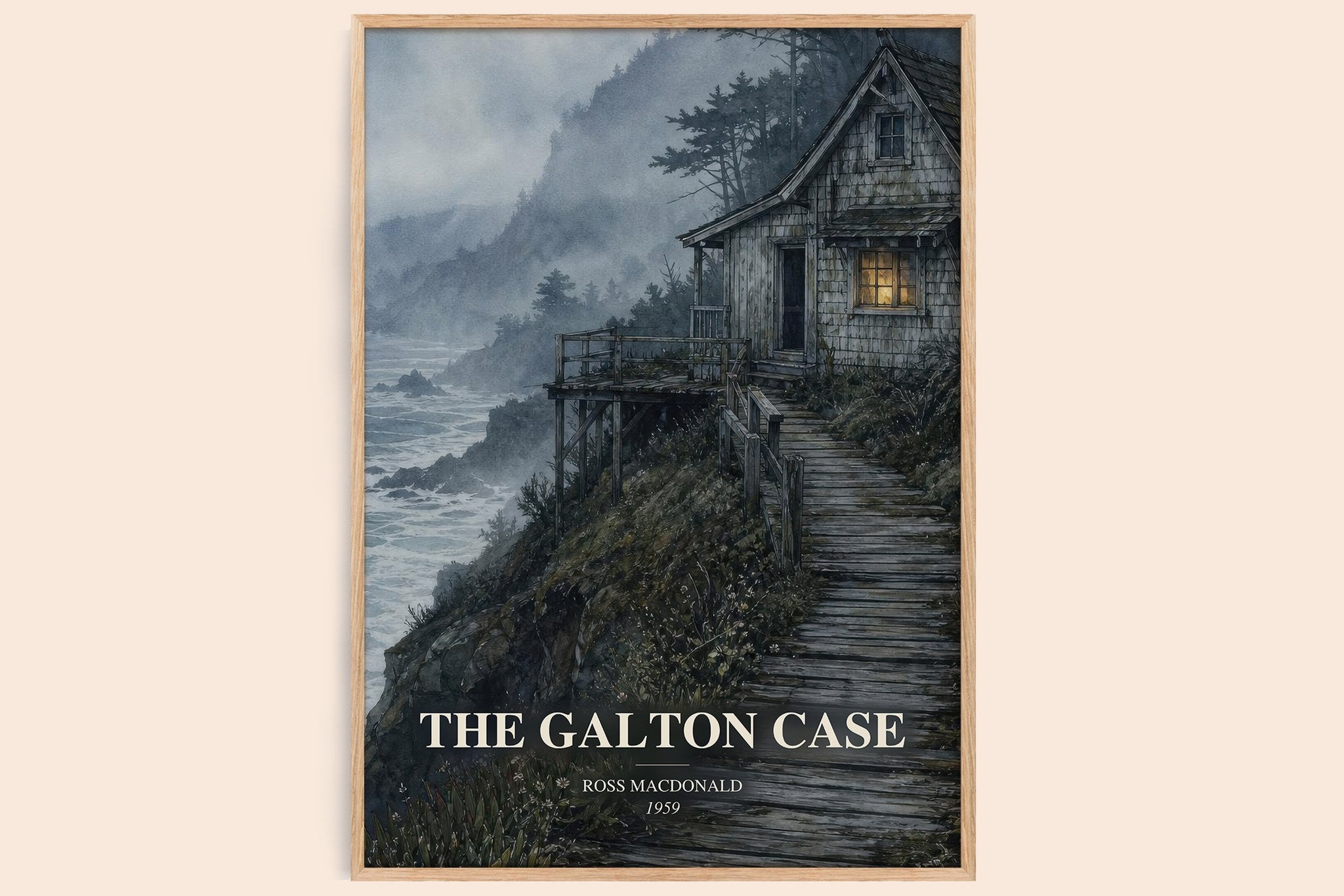 The Galton Case Book Watercolour Illustration by Ross Macdonald