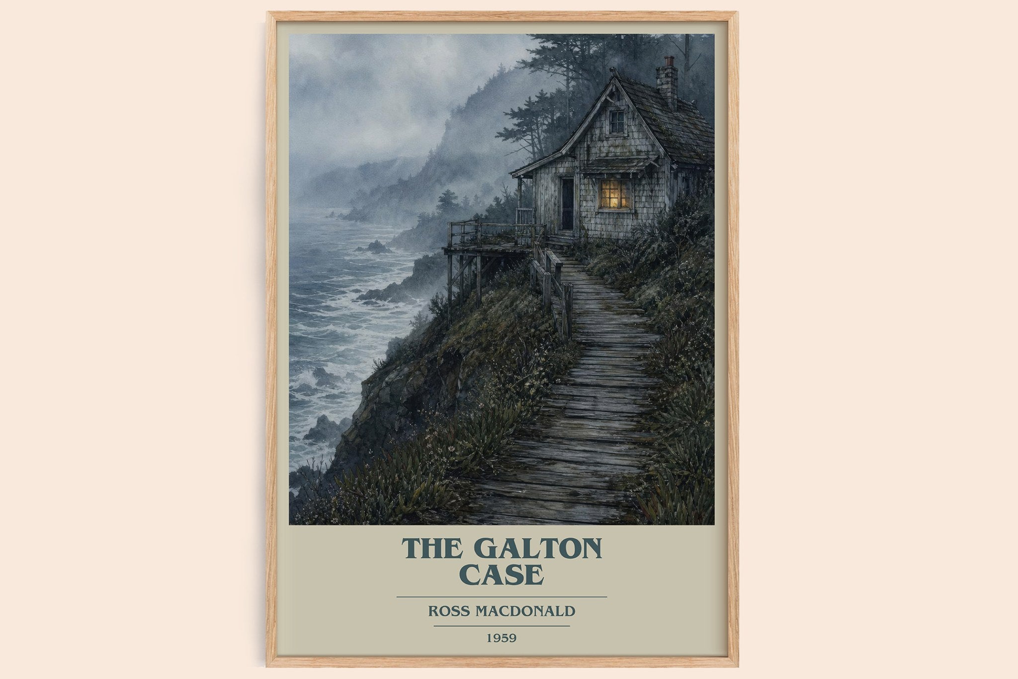 The Galton Case Book Cover Poster by Ross Macdonald