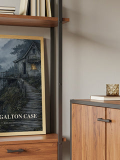The Galton Case book watercolour illustration paper finish options – matte satin gloss