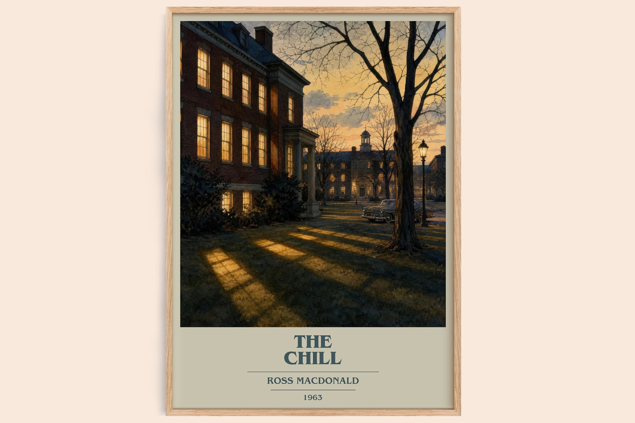 The Chill Book Cover Poster by Ross Macdonald