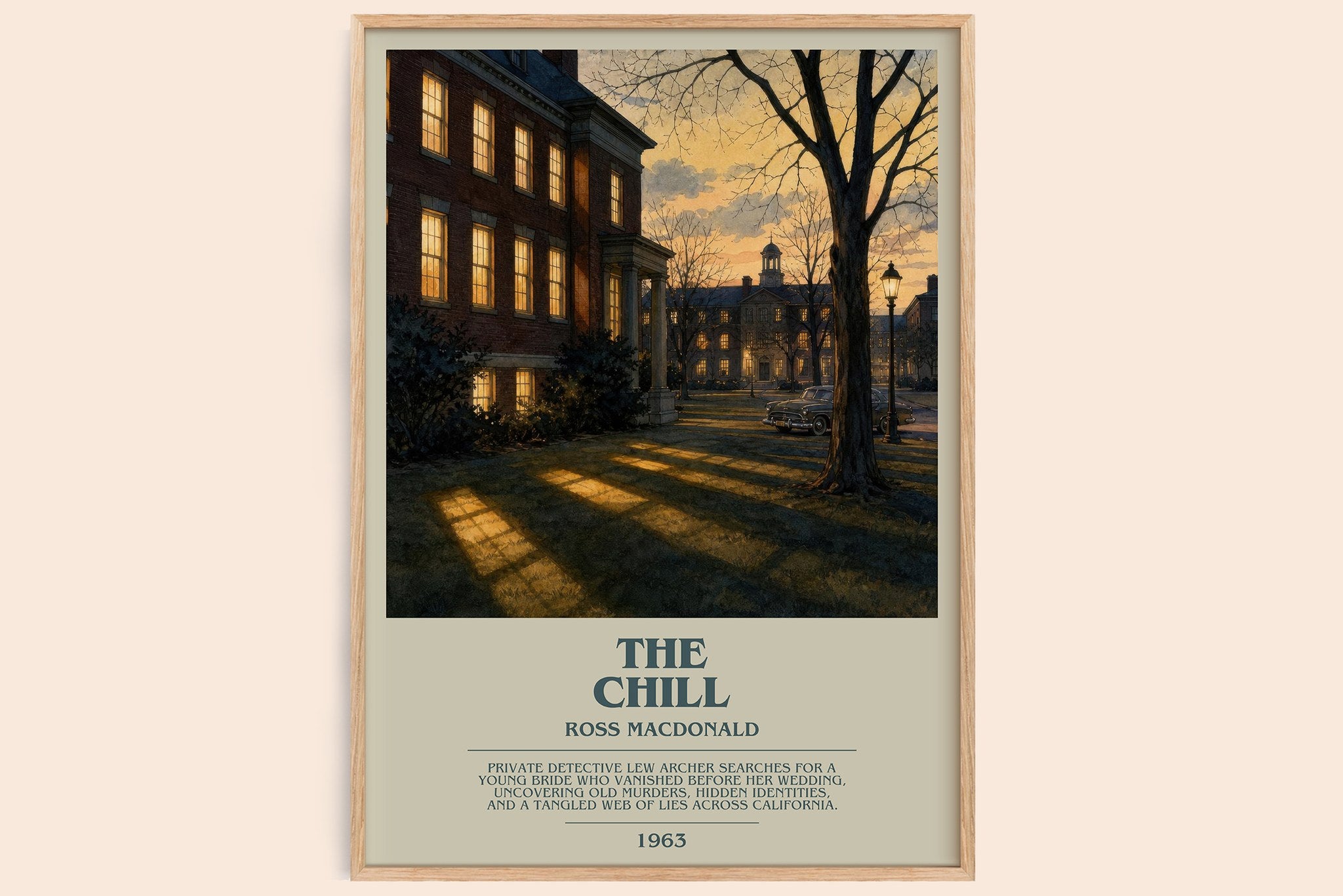 The Chill Bookish Wall Art by Ross Macdonald