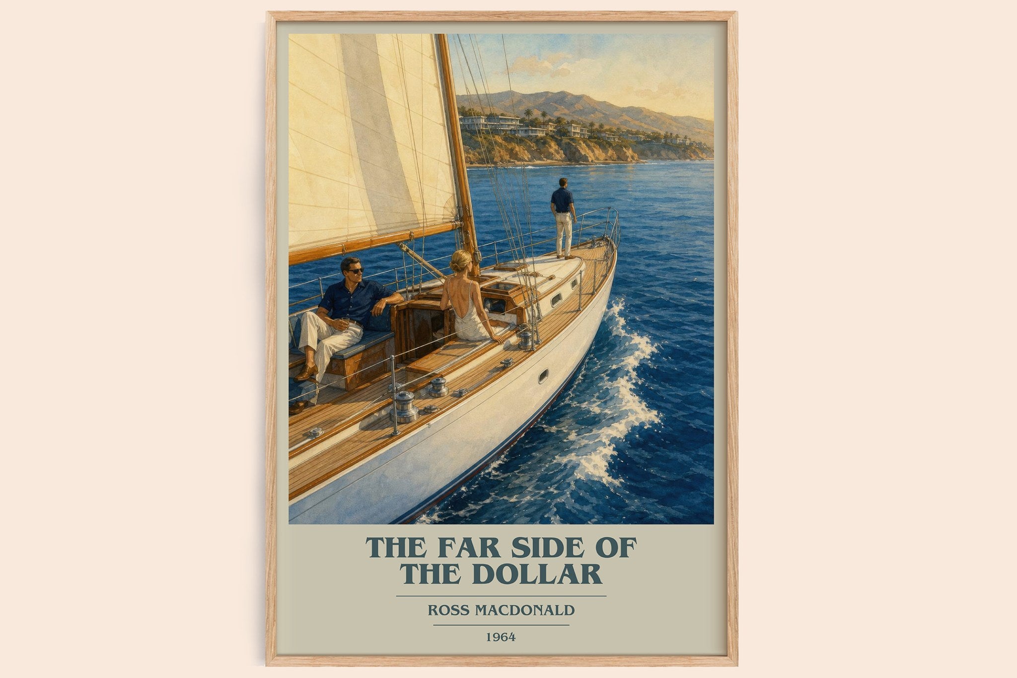 The Far Side of the Dollar Book Cover Poster by Ross Macdonald