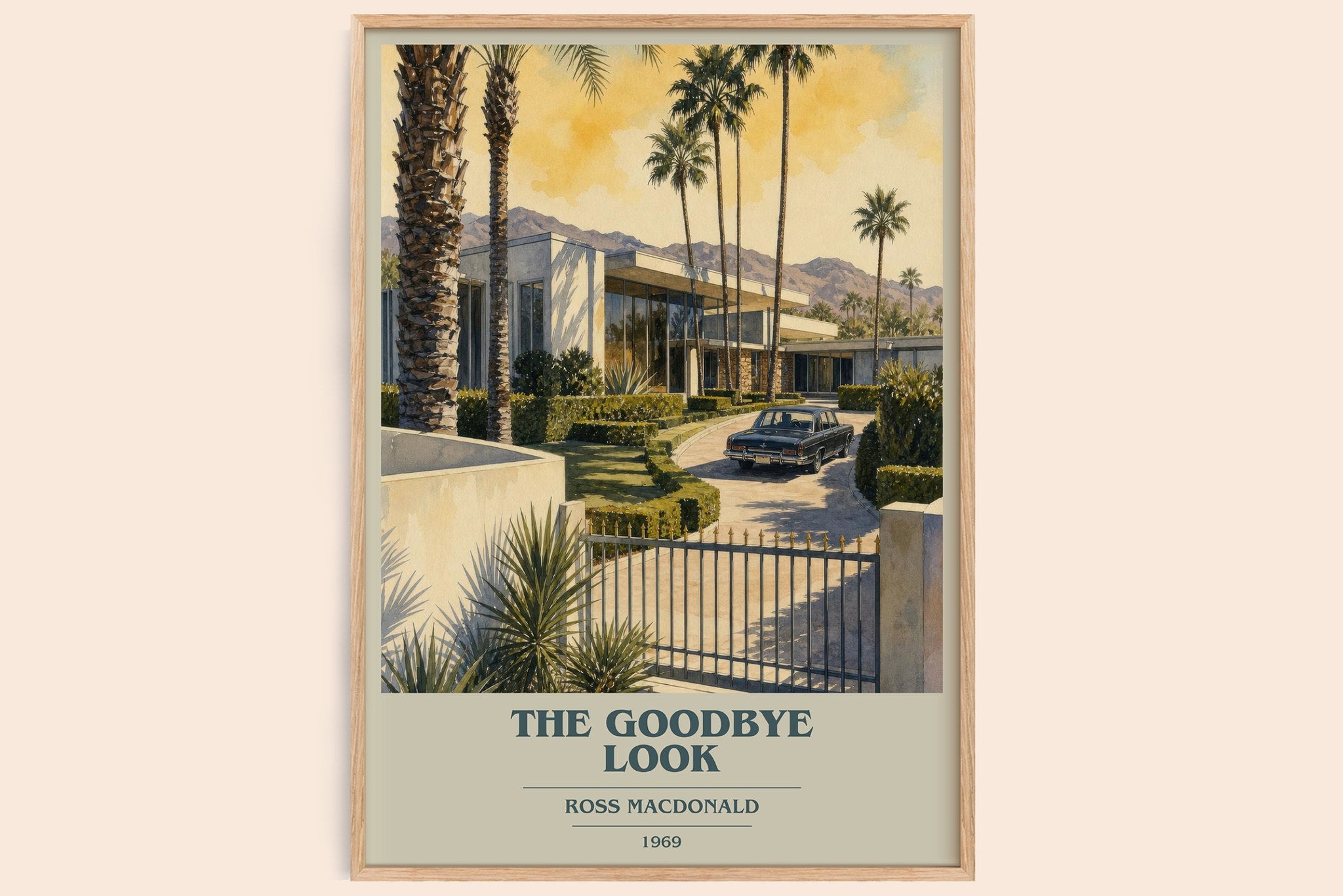 The Goodbye Look Book Cover Poster by Ross Macdonald