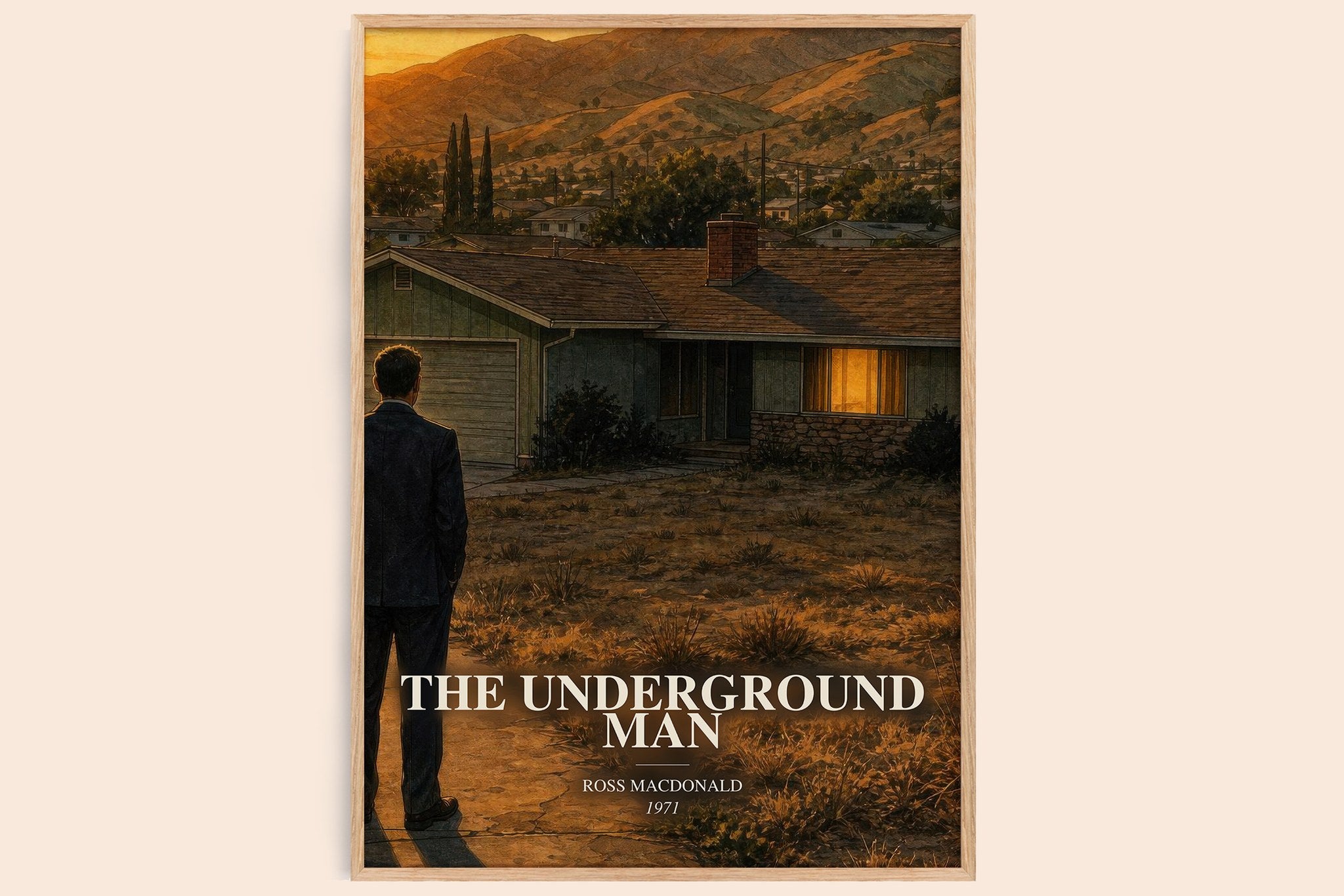 The Underground Man Book Watercolour Illustration by Ross Macdonald