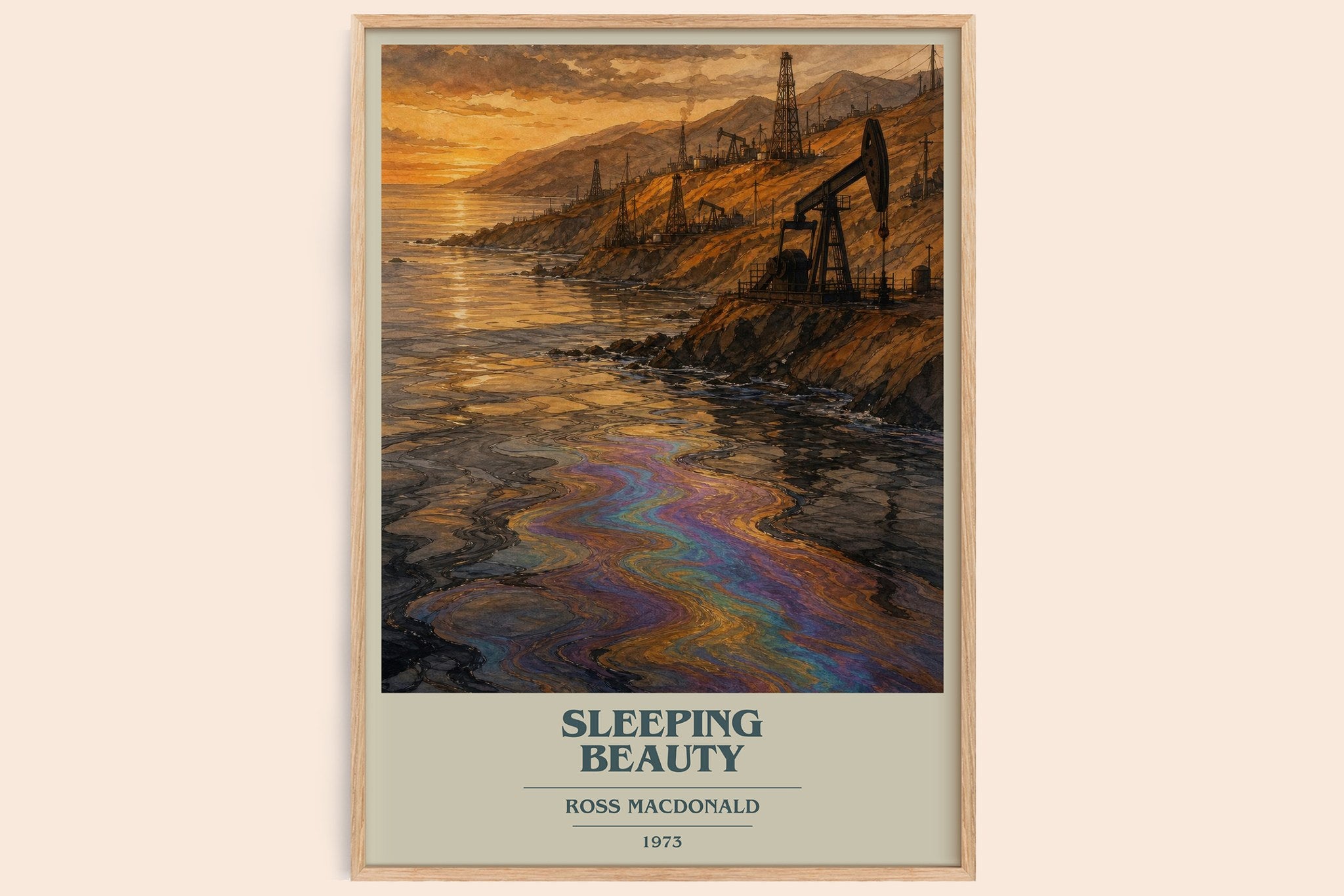 Sleeping Beauty Book Cover Poster by Ross Macdonald