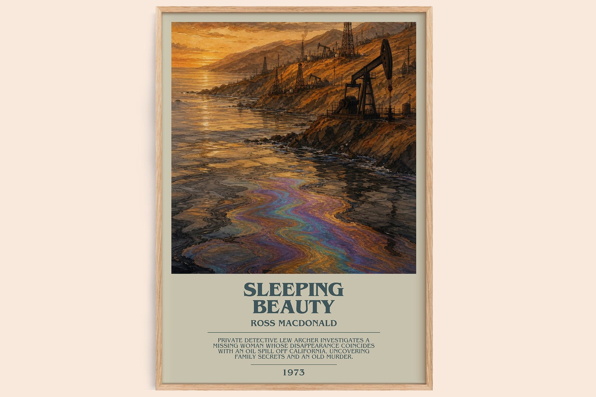 Sleeping Beauty Bookish Wall Art by Ross Macdonald