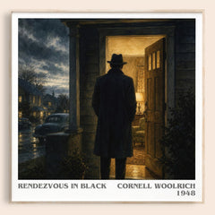 Rendezvous in Black Literary Art Print by Cornell Woolrich – image 1