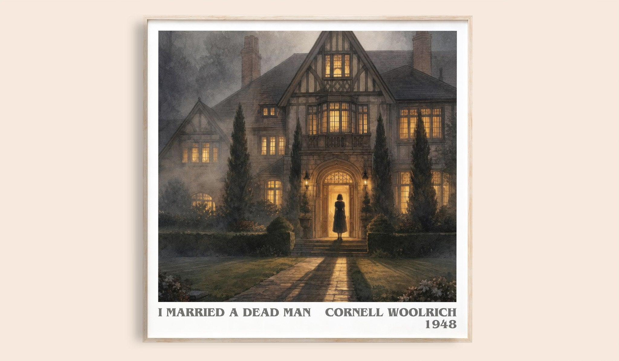 I Married a Dead Man Literary Art Print by Cornell Woolrich