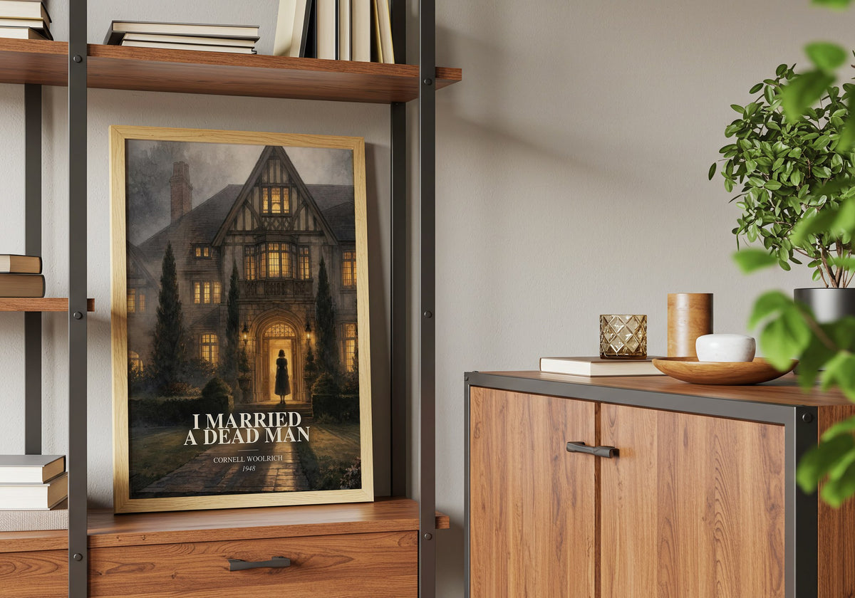 I Married a Dead Man book watercolour illustration paper finish options – matte satin gloss