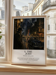 I, the Jury bookish poster colour and style options – Mickey Spillane book art