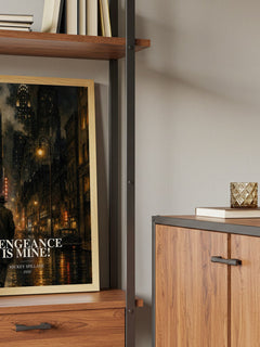 Vengeance Is Mine! book watercolour illustration paper finish options – matte satin gloss