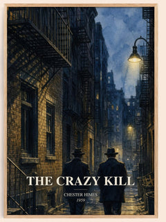 The Crazy Kill Book Watercolour Illustration by Chester Himes – image 1
