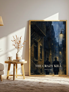 The Crazy Kill Book Watercolour Illustration by Chester Himes – image 2