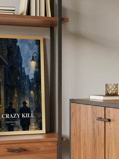 The Crazy Kill Book Watercolour Illustration by Chester Himes – image 3