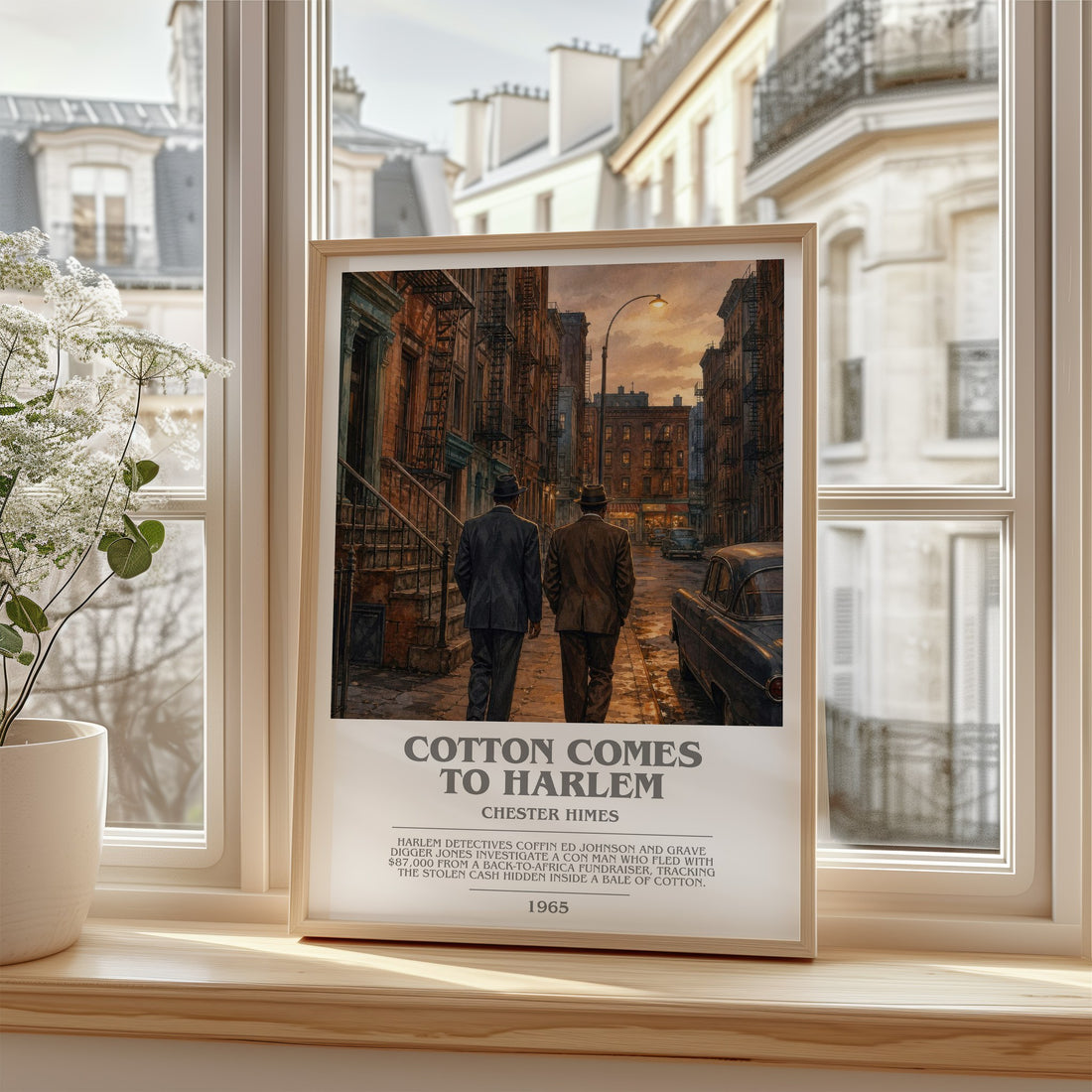 Cotton Comes to Harlem bookish poster colour and style options – Chester Himes book art