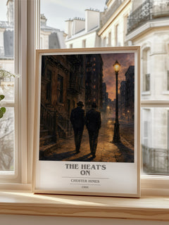 The Heat's On Book Cover Poster by Chester Himes – image 2