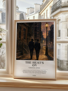 The Heat's On bookish poster colour and style options – Chester Himes book art