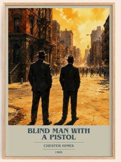 Blind Man with a Pistol Book Cover Poster by Chester Himes – image 1