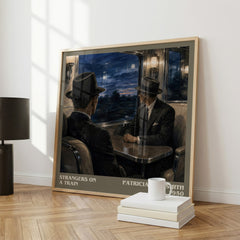 Strangers on a Train Literary Art Print by Patricia Highsmith – image 3