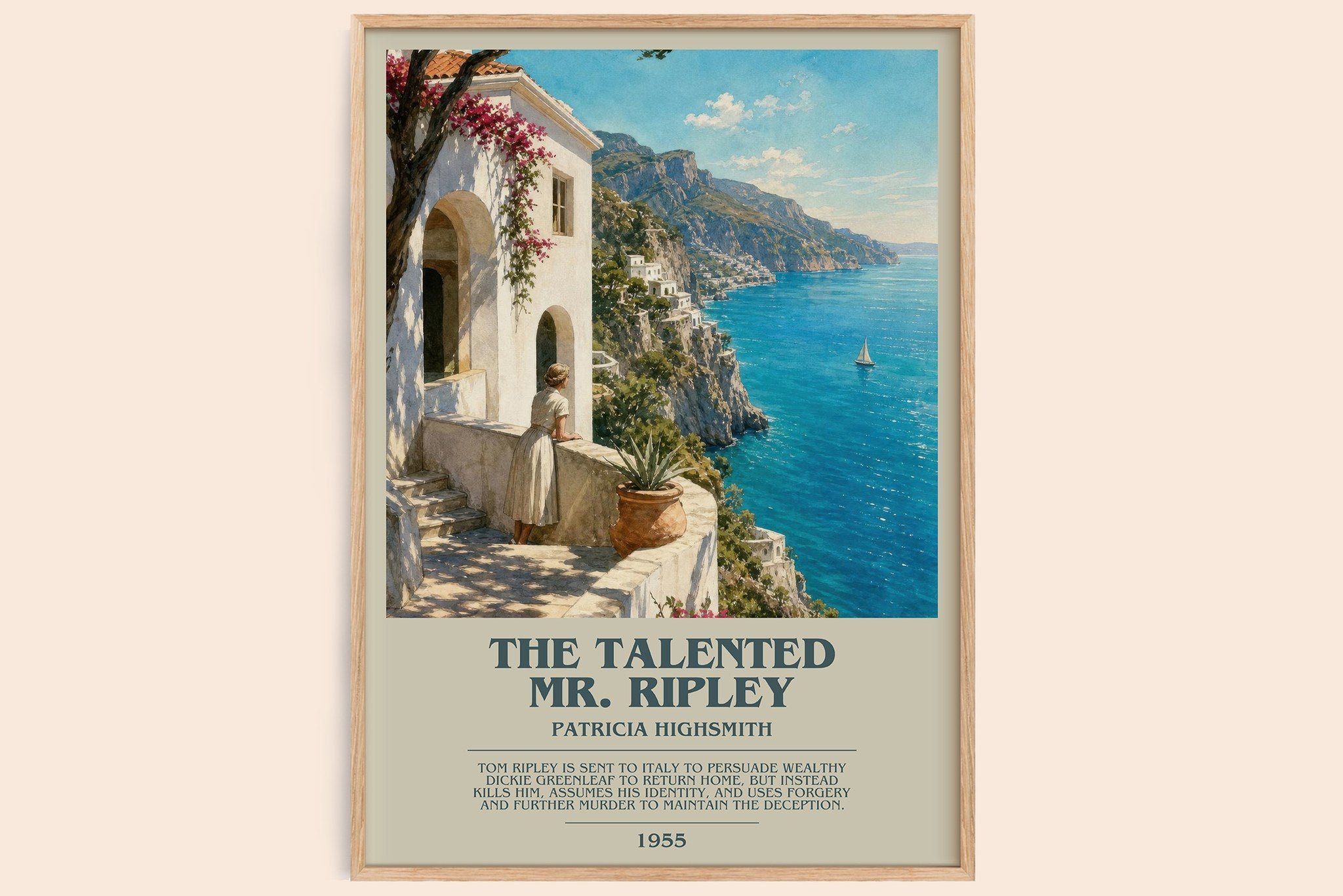 The Talented Mr. Ripley Bookish Wall Art by Patricia Highsmith