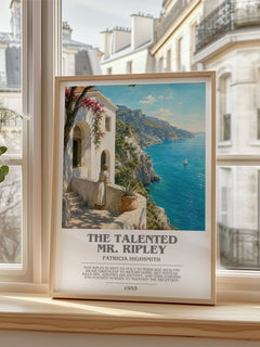The Talented Mr. Ripley bookish poster colour and style options – Patricia Highsmith book art