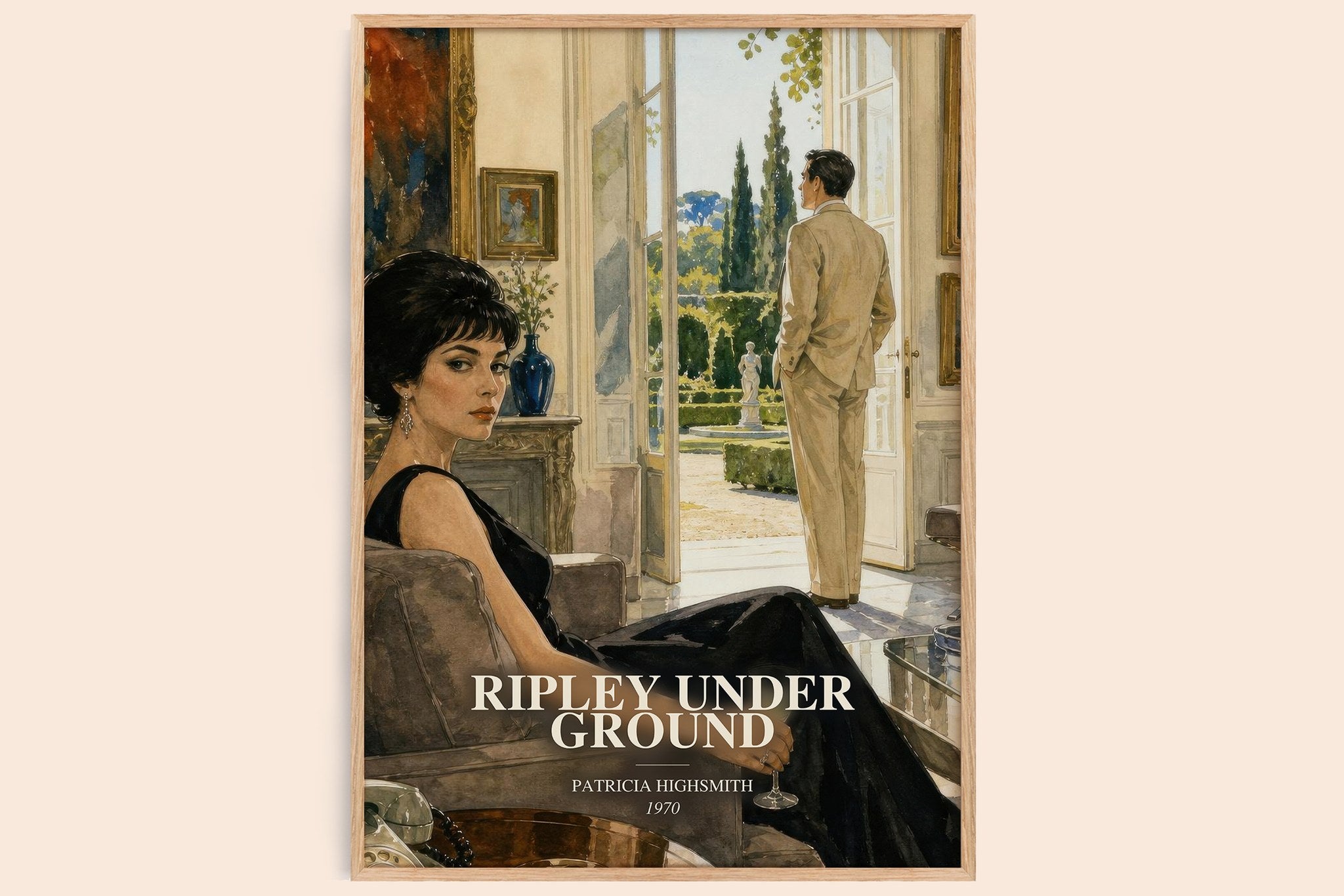 Ripley Under Ground Book Watercolour Illustration by P. Highsmith
