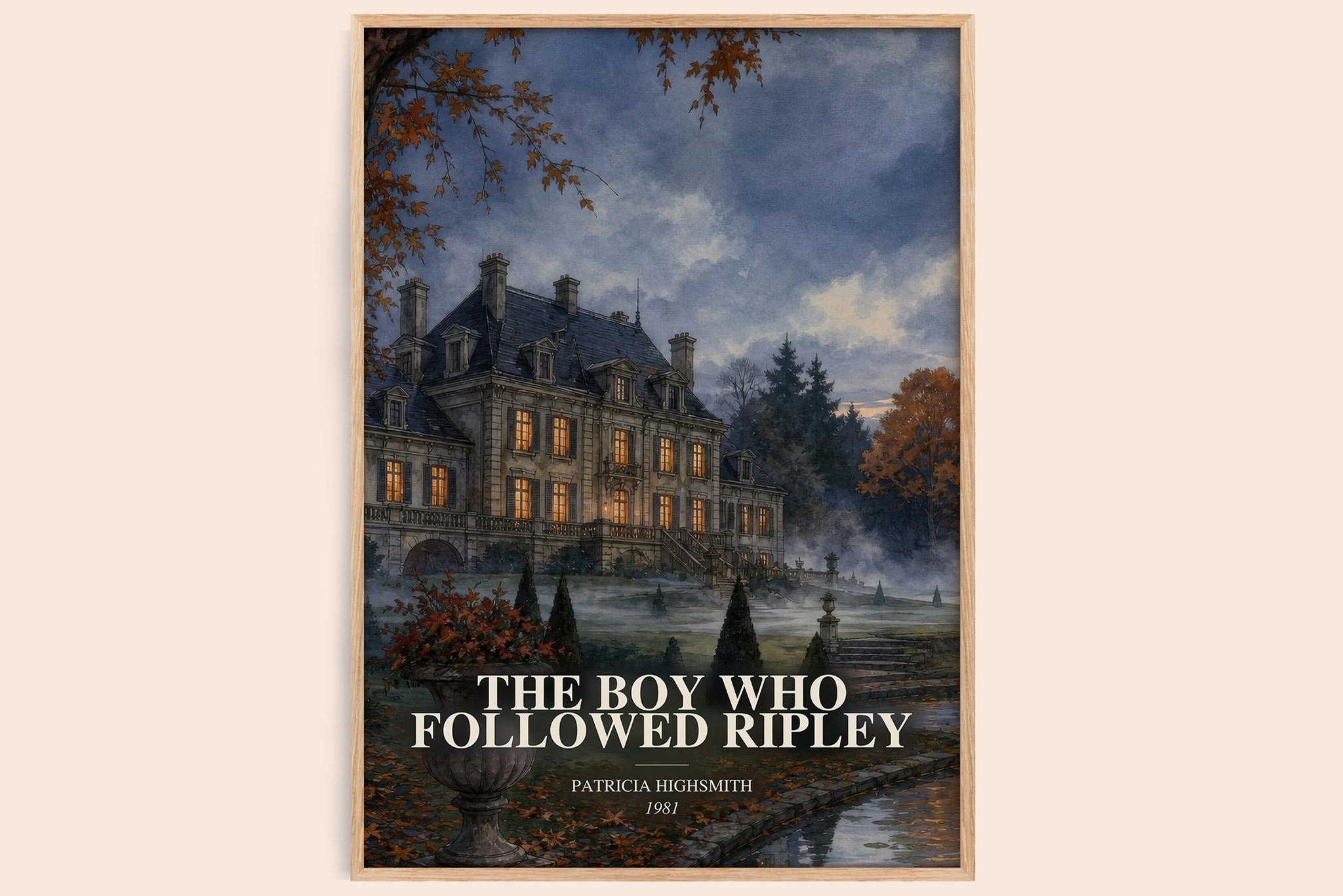 Boy Who Followed Ripley Book Watercolour Illustration by P. Highsmith