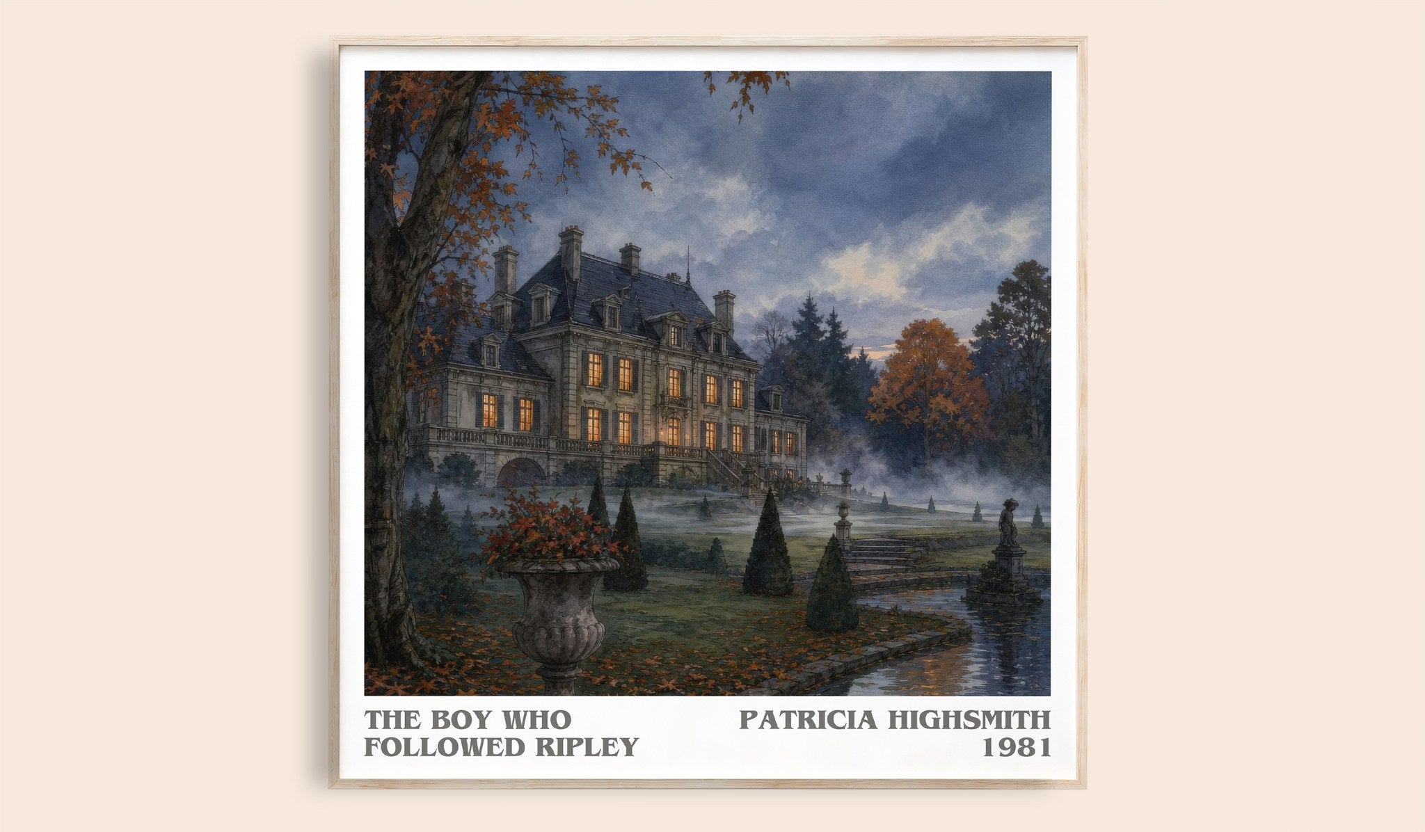 The Boy Who Followed Ripley Literary Art Print by Patricia Highsmith