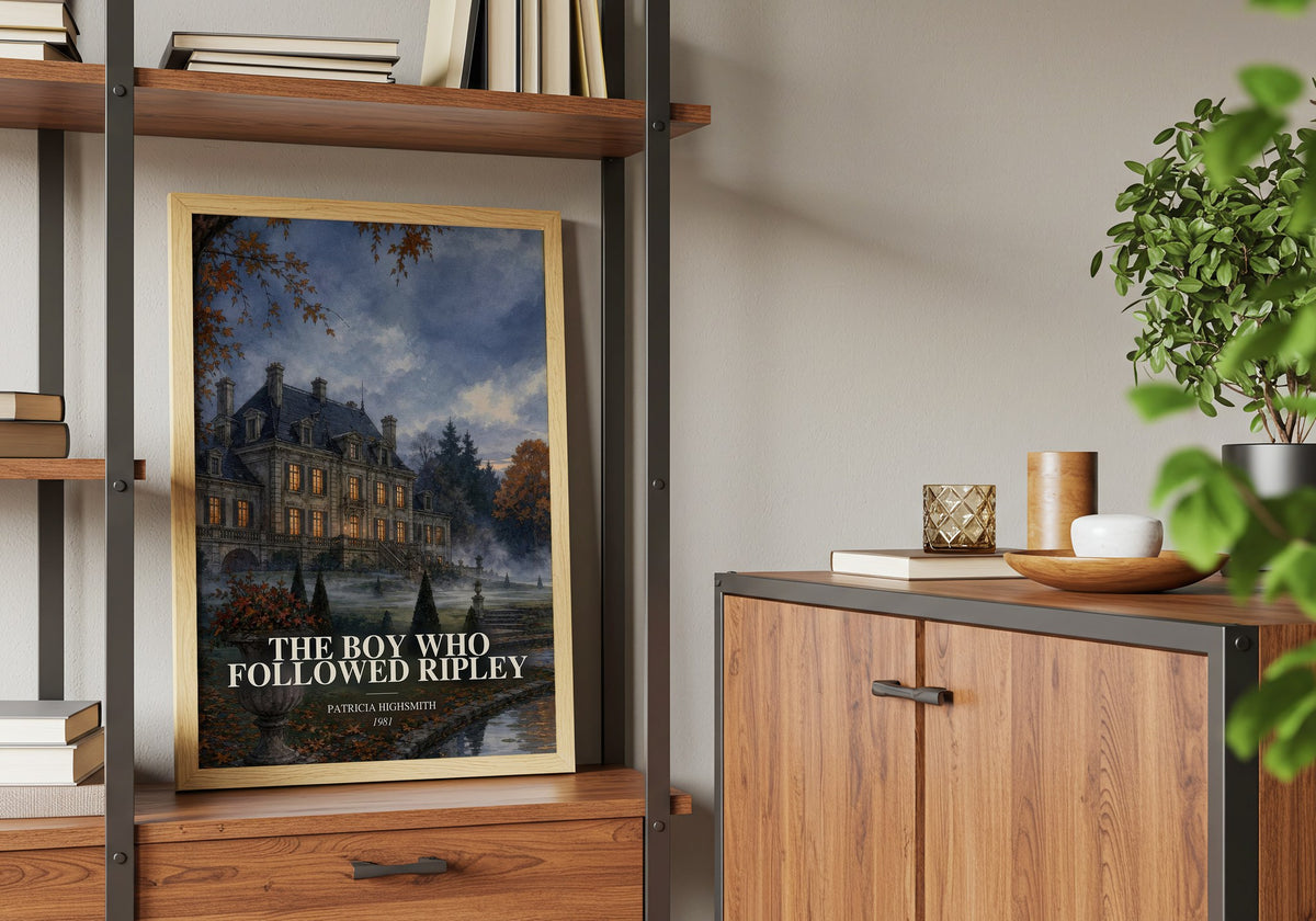 The Boy Who Followed Ripley book watercolour illustration paper finish options – matte satin gloss