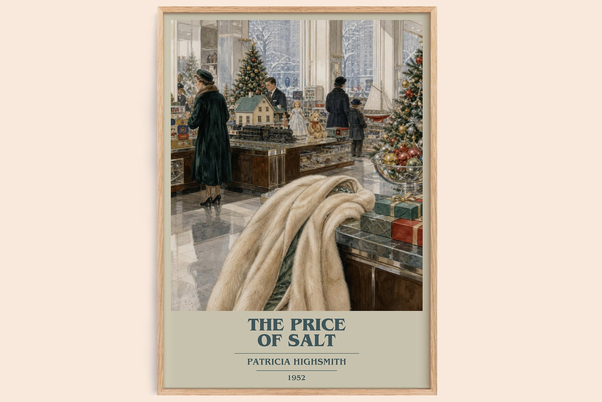 The Price of Salt Book Cover Poster by Patricia Highsmith