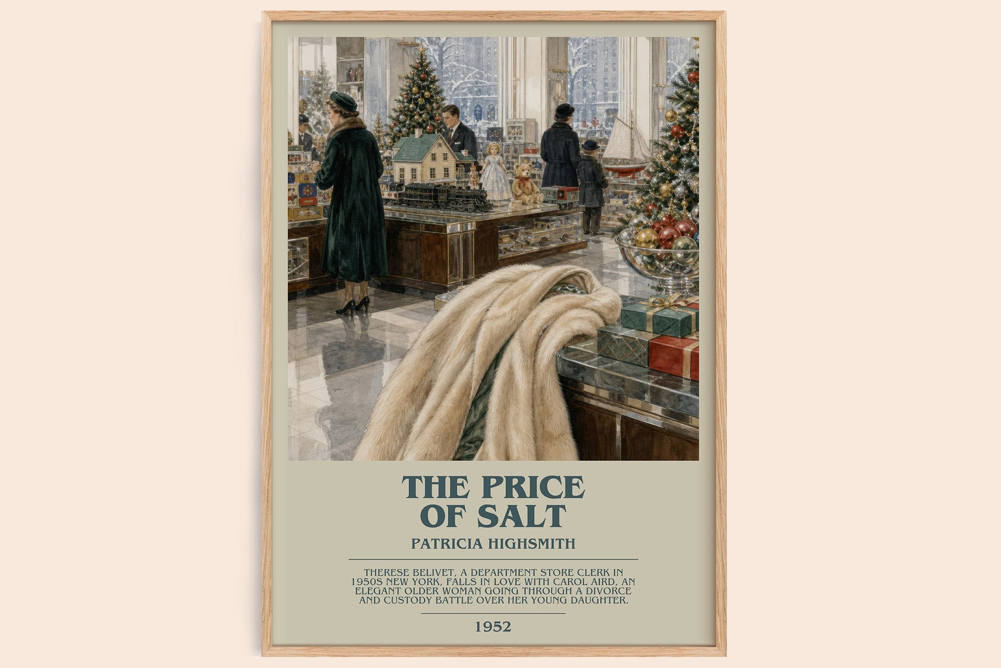 The Price of Salt Bookish Wall Art by Patricia Highsmith