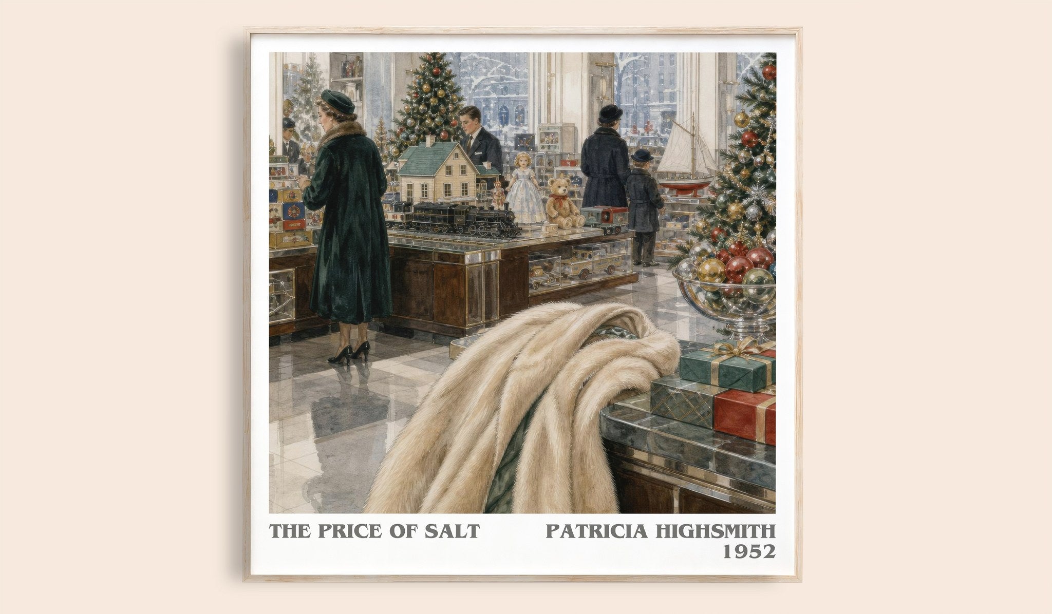 The Price of Salt Literary Art Print by Patricia Highsmith