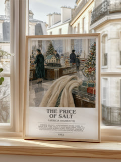 The Price of Salt bookish poster colour and style options – Patricia Highsmith book art