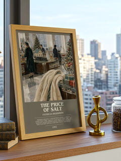 The Price of Salt bookish print framed by window – literary home decor