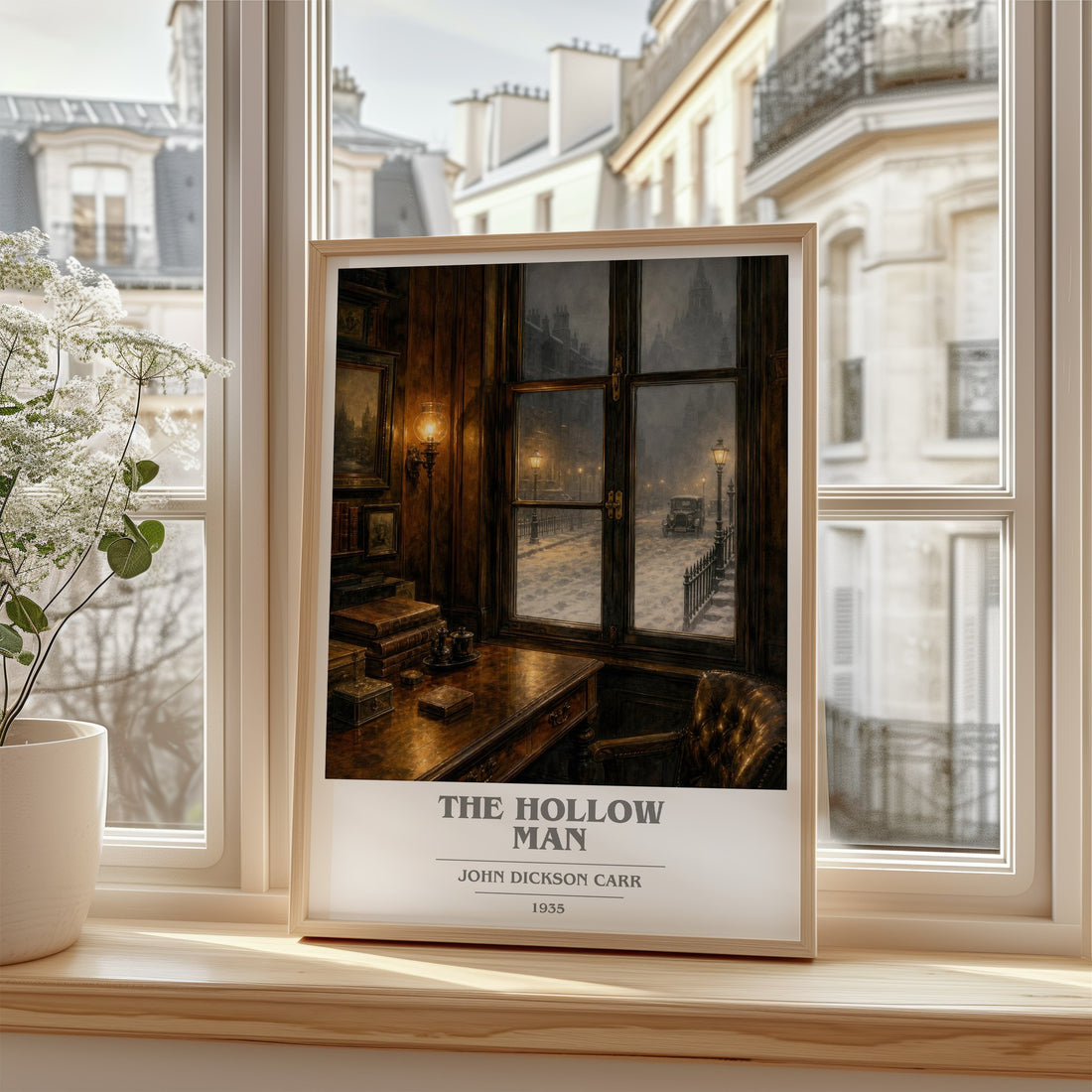 The Hollow Man book cover poster colour and style options – John Dickson Carr book art