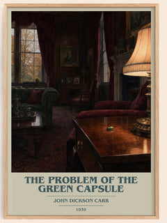 Problem of the Green Capsule Book Cover Poster by John Dickson Carr – image 1