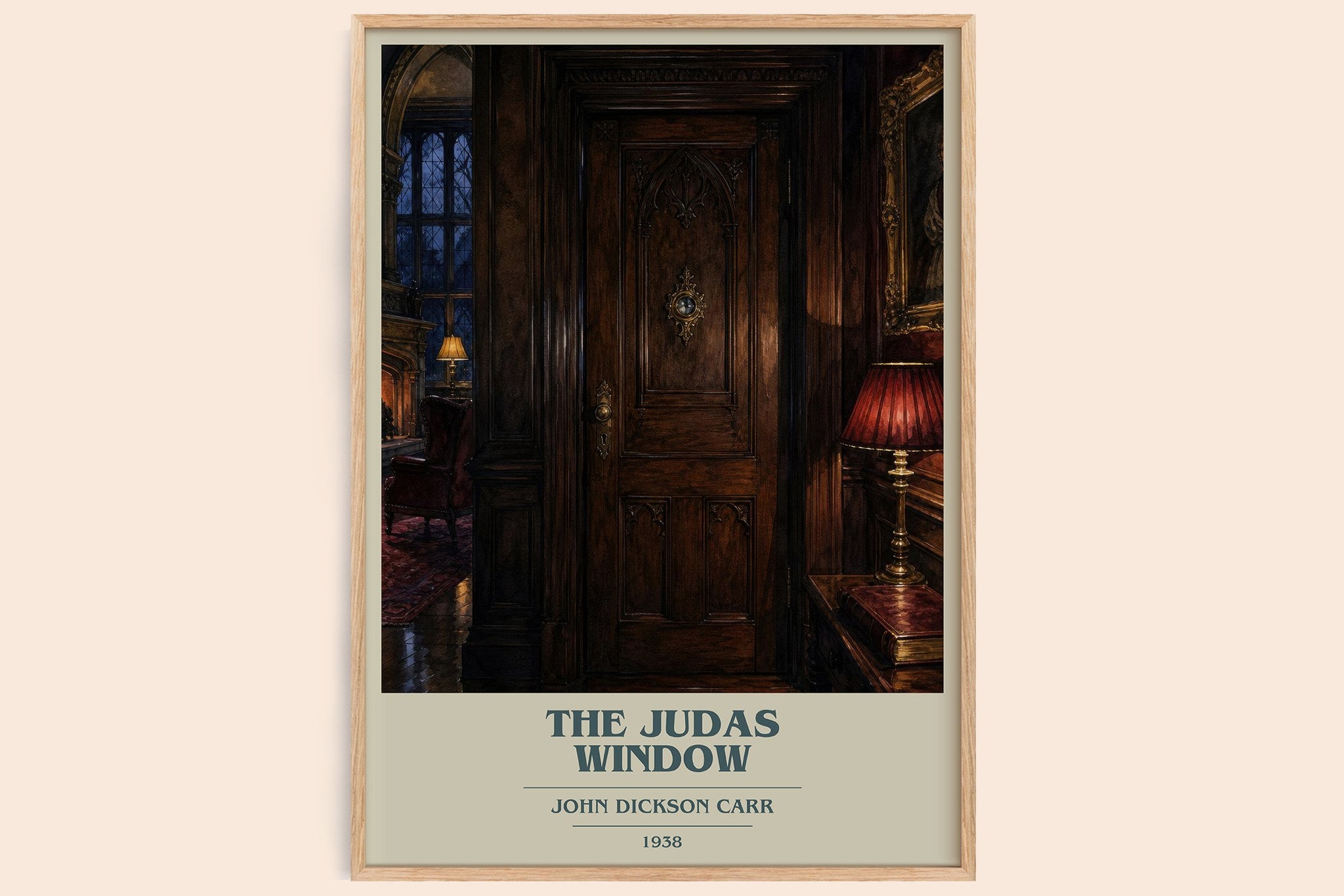 The Judas Window Book Cover Poster by John Dickson Carr