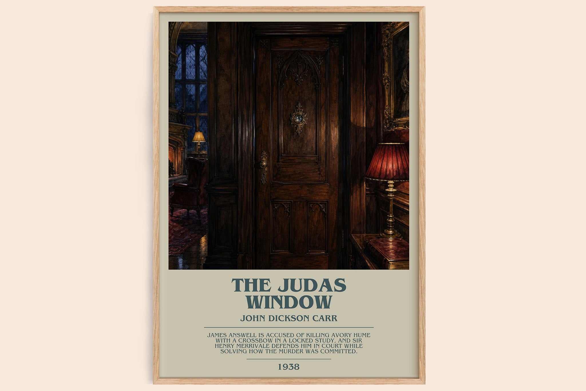 The Judas Window Bookish Wall Art by John Dickson Carr